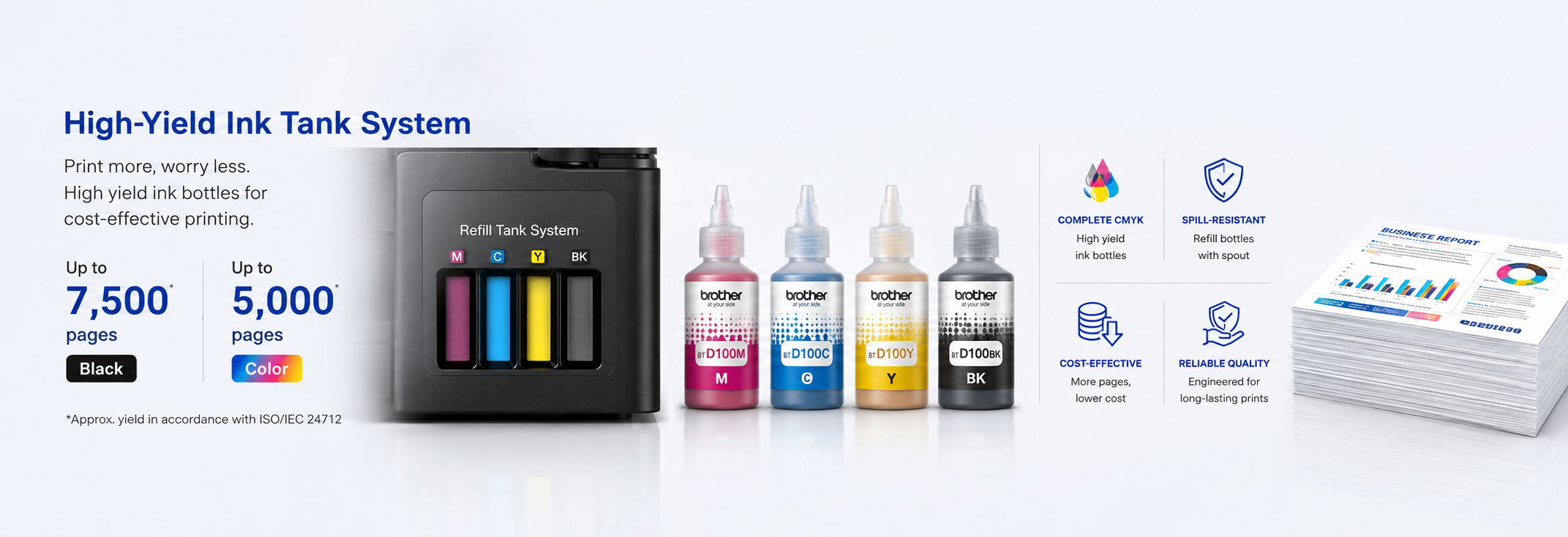 High-Yield Ink Tank System