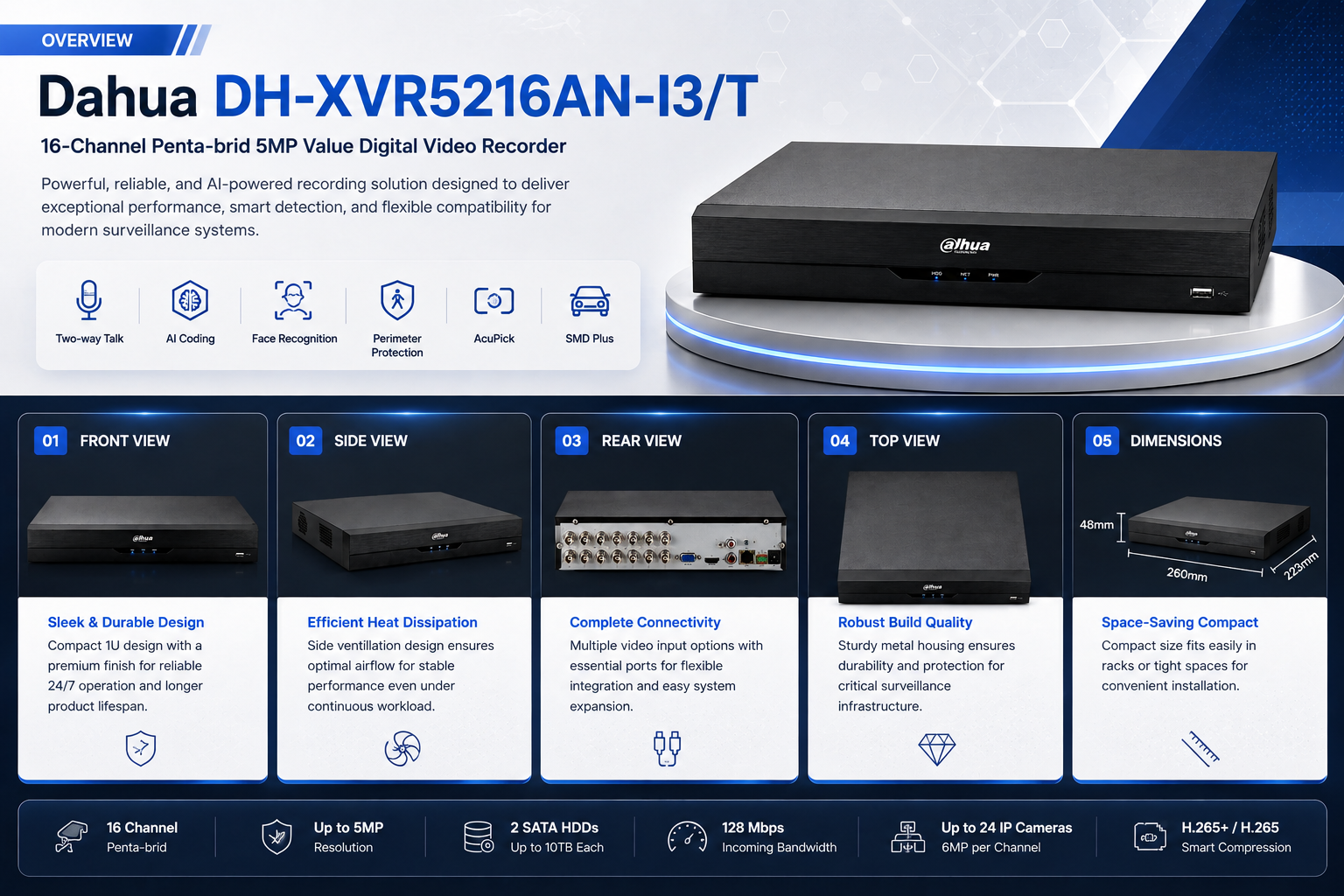 Dahua DH-XVR5216AN-I3/T