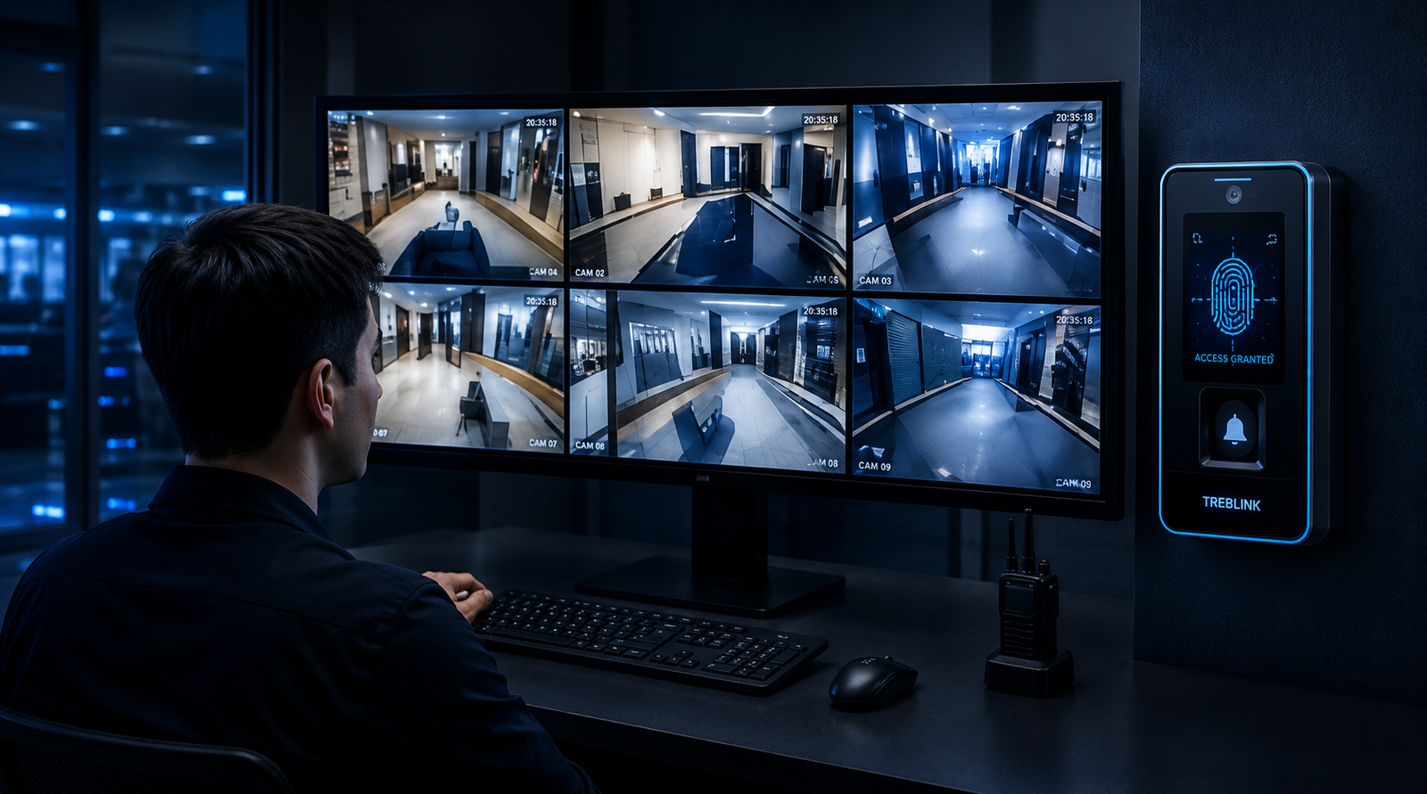 Access Control and CCTV Security System