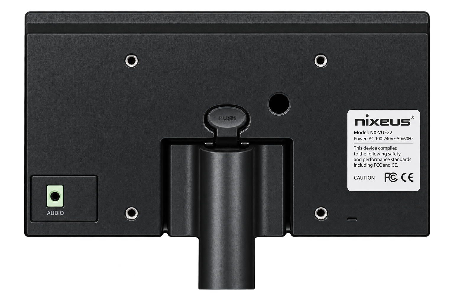 Nixeus Vue 22 VESA 75mm x 75mm mount